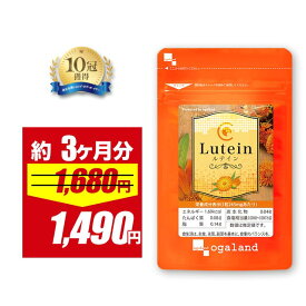 【期間限定11%OFFSALE!!】ルテイン （約3ヶ月分） ルテイン サプリ ゼアキサンチン サプリメント ブルーベリー や カシス との併用 ビタミンA メグスリノキ ブルーライト アスタキサンチン スマホをよく使う デジタル世代 に ポイント消化 ポイント消費 送料無料