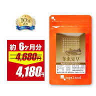 【10％OFFセール!!】冬虫夏草（約6ヶ月分）送料無料 サプリメント サプリ 冬虫花草 健康 オーガランド su…