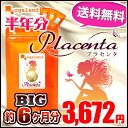ポイント10倍【送料無料】placenta プラセンタ サプリメント〓【.BIGプラセンタ】〓（約6ヶ月分）■送料無料※代引き…