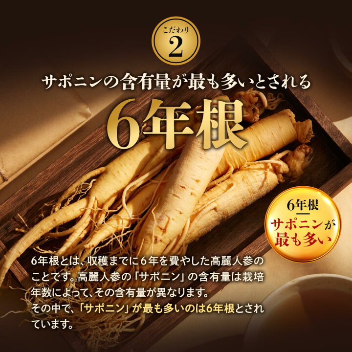 高麗人参カプセル （約12ヶ月分） 健康 美容 サプリメント サプリ 一年 