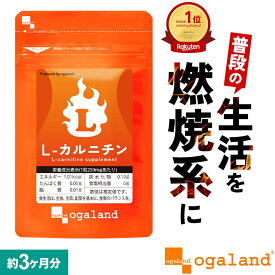 ダイエット サプリ Lカルニチン （約3ヶ月分） ダイエットサプリ 口コミ 評判 ダイエット カルニチン サプリメント BCAA EAA アミノ酸 トレーニング 運動 効率 男性 女性 低価格 送料無料 オーガランド ポイント消化 お得な 90日分