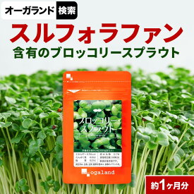 楽天1位！ ブロッコリースプラウト サプリ（約1ヶ月分）ダイエット サプリ ダイエットサプリ スーパーフード 食事で不足 ブロッコリー ミネラル 栄養 超硫黄分子 ちょういおうぶんし ファイトケミカル スルフォラファン ポイント消化 送料無 ポイント消費 送料無料