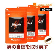 DANGAN4（約3ヶ月分） 男性用 サプリ 亜鉛 マカ エキス 20倍濃縮 シラジット 240mg配合 元気 健康 すっぽ…