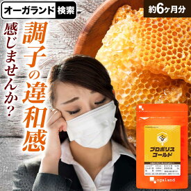 【リニューアル】プロポリスゴールド（約6ヶ月分）送料無料 サプリメント サプリ 健康 フラボノイド アミノ酸 ミネラル ビタミン プロポリス や はちみつ の代わりに 大容量 【半年分】 _JH ポイント消化 送料無 ポイント消費 送料無料