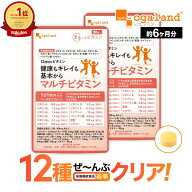 【栄養機能食品】マルチビタミン（約6ヶ月分） 食事 栄養不足 野菜不足 が気になる方に オーガランド 栄…