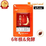 高麗人参 （約1ヶ月分）6年根以上の 高麗人参 をさらに発酵 カプセル 送料無料 サプリメント サプリ サポ…