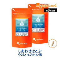 W低分子ヒアルロン酸&コラーゲン（約6ヶ月分）ヒアルロン酸 コラーゲン 送料無料 サプリ サプリメント オ…