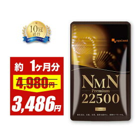 【期間限定30％OFF】【新発売】NMNプレミアム 22500mg （約1ヶ月分） nmn サプリ 日本製 nmnサプリメント エヌエムエヌ サプリメント β-NMN NMN ナイアシン ニコチンアミド モノヌクレオチド 美容 健康 お試し 30日分 ポイント消化 送料無 ポイント消費