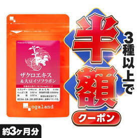 【クーポンで半額】 【サプリで手軽に】ザクロエキス＆大豆イソフラボン（約3ヶ月分） イソフラボン ミネラル ビタミン アミノ酸 送料無料 女性 サプリ 美容 ザクロサプリ 女性特有 のお悩みに エラグ酸が豊富なザクロ果汁を配合したサプリ