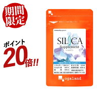 【12日（水）09:59までP20倍】シリカサプリ（約6ヶ月分）シリカ サプリ シリカ水 飲むシリカ より手軽な …