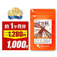 【21％OFFセール】マカ粒（約1ヶ月分）送料無料 男性 女性 の元気に マカ サプリ 亜鉛 や 葉酸と一緒に …