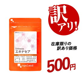 【訳あり・数量限定】エキナセア（約1ヶ月分）送料無料 サプリメント サプリ エキナケア 元気 季節 健康 菊 オーガランド ビタミンC も配合 ポイント消化 送料無 ポイント消費 送料無料