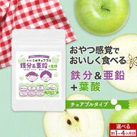 鉄分 亜鉛 葉酸 サプリメント 30粒 約1ヵ月分 子供 子ども 鉄分不足 ビタミン 鉄分サプリ ビタミンc 子供…