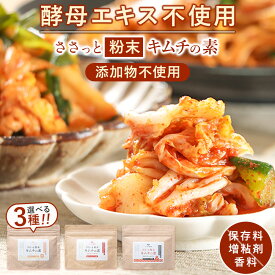ささっと粉末キムチの素 野菜に混ぜるだけ キムチパウダー 無添加 時短 キムチの素 粉末 キムチ 手作り セット 粉末キムチの素 キムチ粉 キムチ用唐辛子 キムチ漬けの素 手作りキムチ キムチ鍋 炒め物 調味料 100g 国産原料使用 辛口 甘口 だし割烹 香煙 送料無料