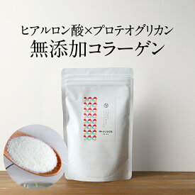 【ポイント20倍】無添加 コラーゲン 100g ヒアルロン酸 プロテオグリカン ペプチド 粉末 パウダー コラーゲンパウダー ドリンク スキンケア サプリ 無着色 無脂肪 糖質0 無味無臭 美容・健康粉末 オーガランド サプリの原料 nkdy