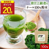 【期間限定ポイント20倍★クーポンも発行中】ケール パウダー 国産 青汁 ケール 粉末 (100g) 鹿児島県産 …