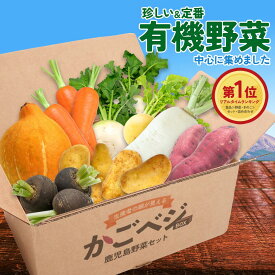 有機 野菜も！かごベジBOX 有機 鹿児島県産 野菜ボックス 旬の野菜 季節の野菜 詰め合わせ 新鮮 宅配 やさい ベジタブル ボックス 送料無料 国産 産地直送 霧島有機社中 有機ファームえん バターナッツ 黒丸大根 紅芯 パースニップ カラフル人参 珍しい野菜入り ギフト