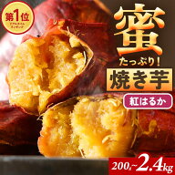 【1位獲得】さつまいも 焼き芋 紅はるか 送料無料 200g / 600g / 1.4kg / 2.4kg 小さい 常温保存 蜜たっ…
