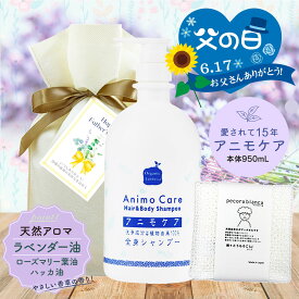 【父の日ギフト15％0FF!!】《石けん ボディソープ 1位》 父の日 ギフト プレゼント 花以外 無添加 ボディ ソープ 全身 シャンプー 低刺激 オーガニック やさしい 男性 臭 加齢臭 体臭 メンズ かゆみ 保湿 乾燥肌 敏感肌 アニモ ケア 950mL ボディタオル ギフト無料 送料無料