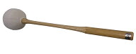（株）小笠原謹製　響全籐倍 12号　本革（スウェード・手縫い）　木魚バイ　木魚バチ