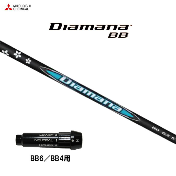 楽天市場】三菱ケミカル ディアマナ BB プログレス BB6/BB4用 スリーブ  