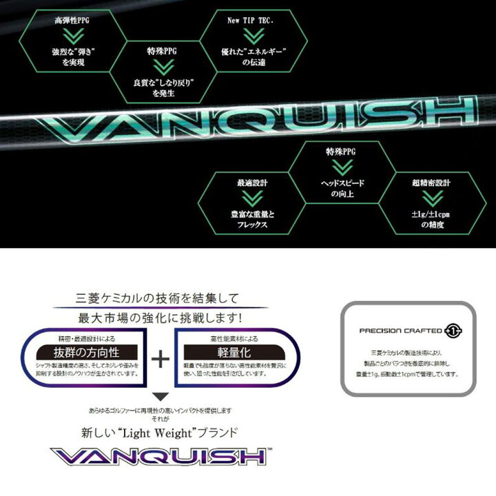 VANQUISH ドライバーシャフト 4S タイトリスト スリーブ 楽天市場 