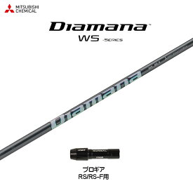 三菱ケミカル ディアマナ WS プロギア RSシリーズ用 スリーブ付シャフト ドライバー用 カスタムシャフト 非純正スリーブ Diamana WS