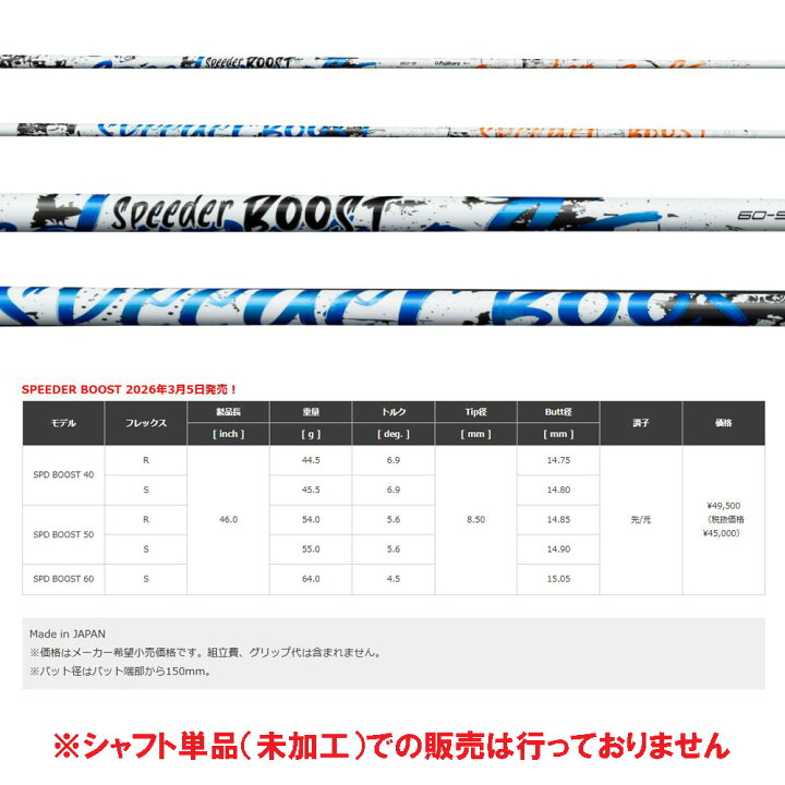 楽天市場】【クーポン配布中】フジクラ スピーダー ブースト 