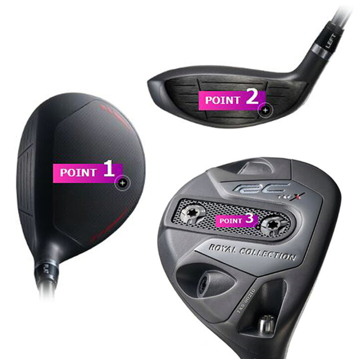 楽天市場】ロイヤルコレクション TM-X 3W フェアウェイウッド レジオ  