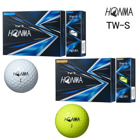 本間ゴルフ TOURWORLD TW-S ボール 2021年モデル 1ダース 12球入り ツアーワールド ゴルフボール HONMA GOLF