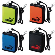 PUMA（プーマ） 財布 2つ折りウォレット 小銭入 コインケース　ストラップ付　小学生　男の子　クツワ[【…