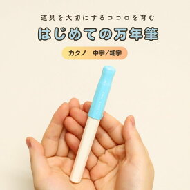 【P10倍】はじめての万年筆《カクノ》デビュー 初めて 初心者 安全 安心 書きやすい 使いやすい ペン字 手紙 手帳 学童文具 文房具 男の子 女の子 女子文具 カートリッジ プレゼント 進学 進級 準備 受験 小学生 中学生 高校生 大人 幼児