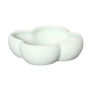 14.5cm 9.8cm クローバー 小鉢 ボウル すくいやすい 日本製 国産 白磁 陶磁器 使いやすい 食べやすい 安定 こども食器 子ども食器 ベビー食器 キッズ 離乳食 スープ ご飯 汁物 深め 深皿 かわいい