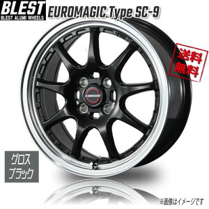 BLEST EUROMAGIC Type SC-9 �O���X�u���b�N 15�C���` 4H100 6J+38 1�{ �Ɣ�4�{�w���ő�������