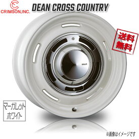 CRIMSON DEAN クロスカントリー マーガレットホワイト 16インチ 6H139.7 7J+25 1本 108.1 業販4本購入で送料無料