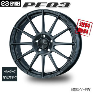 ENKEI PF03 �}�b�g�_�[�N�K�����^���b�N 16�C���` 5H114.3 6.5J+45 4�{ 75 �Ɣ�4�{�w���ő�������