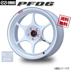 ENKEI PF06 �}�V�j���O�z���C�g 16�C���` 5H114.3 8.5J+35 1�{ 75 �Ɣ�4�{�w���ő�������