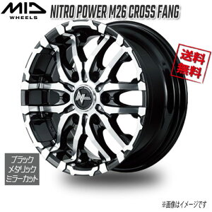 }J M.I.D NITRO POWER M26 CROSS FANG ubN^bN/~[Jbg 17C` 6H139.7 6.5J+38 1{ 106.1 Ɣ4{wő