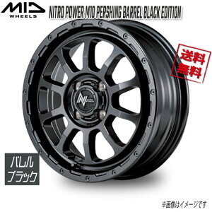 }J M.I.D NITRO POWER M10 PERSHING BARREL BLACK EDITION 15C` 4H100 5J+45 4{ 67.1 Ɣ4{wő