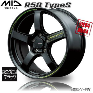 �}���J M.I.D MID RACING R50 TypeS �Z�~�O���X�u���b�N 17�C���` 5H100 7J+48 1�{ 67 �Ɣ�4�{�w���ő�������