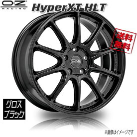 OZレーシング HyperXT HLT グロスブラック 20インチ 5H112 10J+33 1本 業販4本購入で送料無料
