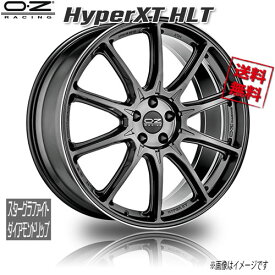 OZレーシング HyperXT HLT スターグラファイトダイアモンドリップ 21インチ 5H108 9J+48 1本 業販4本購入で送料無料