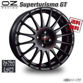 OZレーシング OZ Superturismo GT マットブラック(レッドロゴ) 16インチ 4H100 7J+42 4本 68 業販4本購入で送料無料