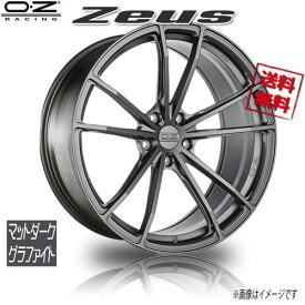 OZレーシング ゼウス マットダークグラファイト 20インチ 5H114 11.5J+62 4本 67.04 業販4本購入で送料無料