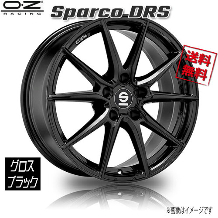 楽天市場】OZレーシング OZ Sparco DRS グロスブラック 18インチ 5H11 