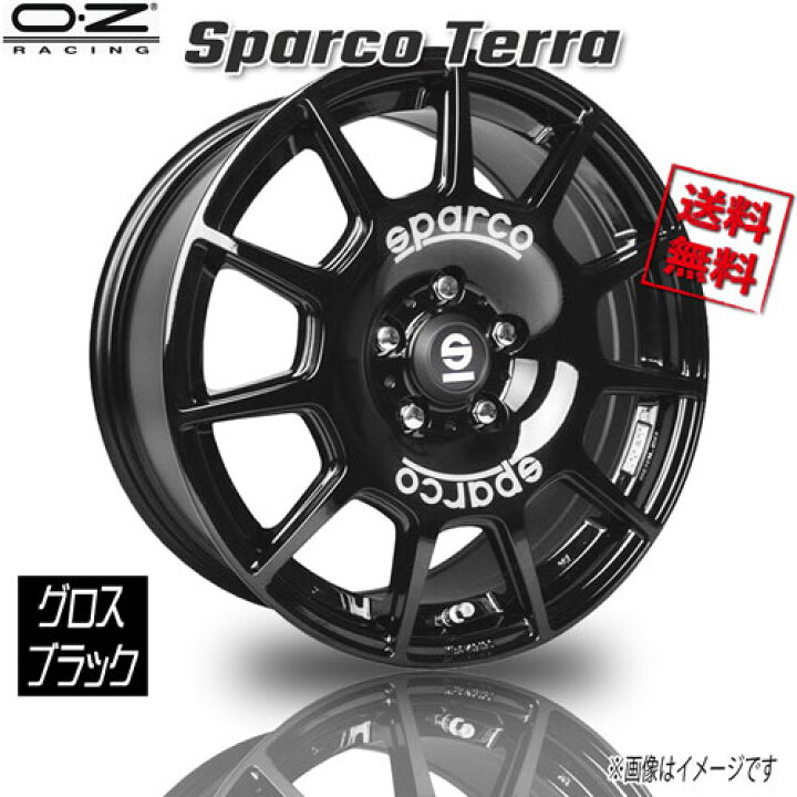楽天市場】OZレーシング OZ Sparco Terra グロスブラック 17インチ 