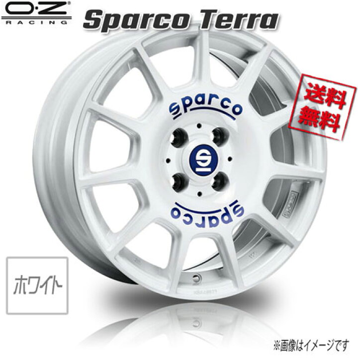 楽天市場】OZレーシング OZ Sparco Terra ホワイト 16インチ 4H98 7J+ 