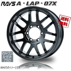 RAYS A・LAP・07X 2324 LIMITED EDITION MTRブラック PH 18インチ 5H139.7 7J+8 4本 108.8 送料無料