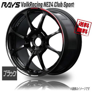 RAYS VolkRacing NE24 Club Sport ubN BK 18C` 5H114.3 9.5J+21 4{ 73.1 