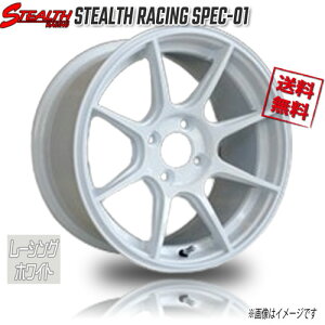 RED LINE CRAFTS �X�e���X���[�V���O SPEC-01 ���[�V���O�z���C�g 15�C���` 4H100 7J+30 1�{ �Ɣ�4�{�w���ő�������